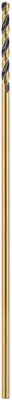 Dewalt Black And Gold 1/4In X 12In Black Oxide Coated Hss Twist Drill Bit