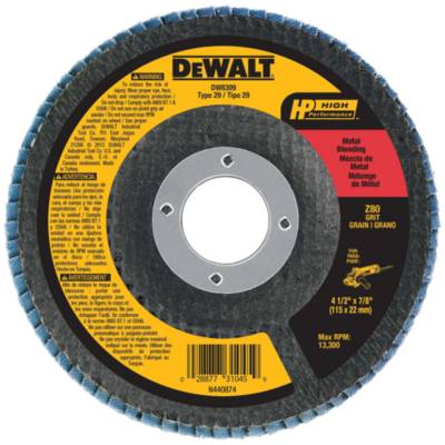 DEWALT Zirconia 4.5-in 80-Grit Grinding Wheel DEWALT Zirconia 4.5-in 80-Grit Grinding Wheel