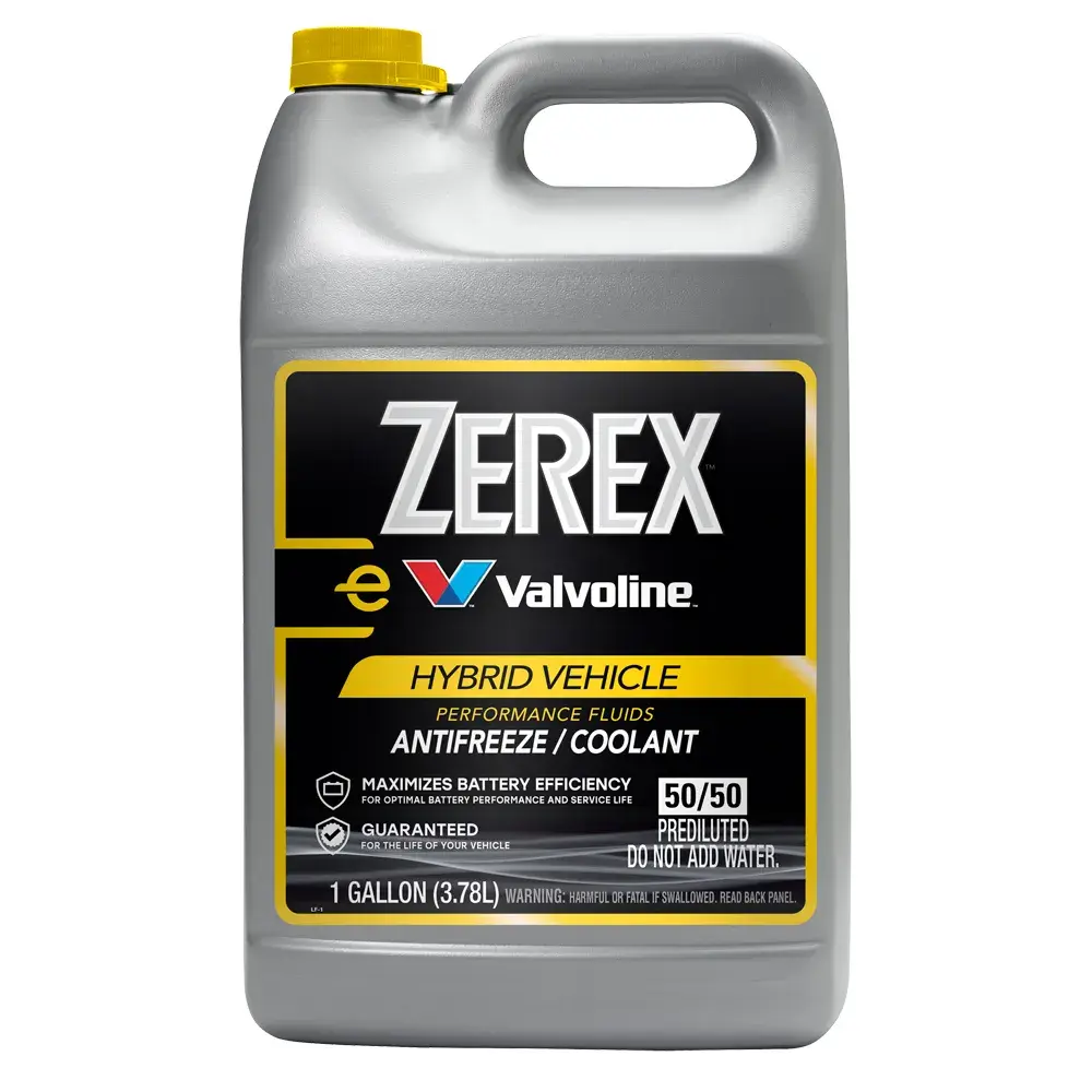 Zerex Hybrid Vehicle Yellow OAT Antifreeze + Coolant Ready To Use
