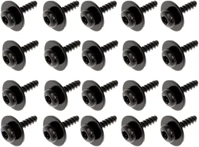 50 Pcs Splash Shield General Purpose Phillips Truss Head Sems Screw Fo Honda Acura Bmw Fender Liner Bumper Cover Screws 90114 Se0 000 90114 Sz3 000 M4 8 1 61x19mm