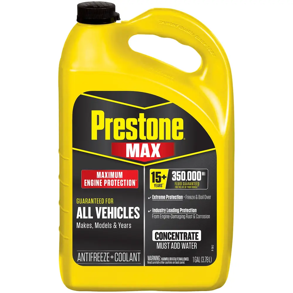 Prestone MAX All Vehicles All Years Yellow P-OAT Antifreeze +