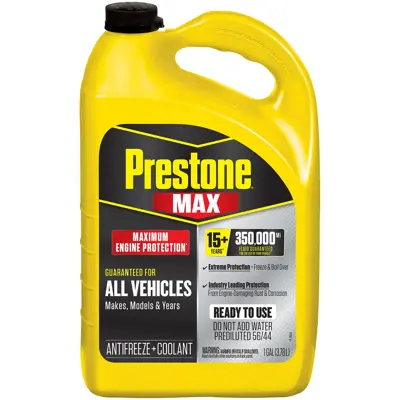 Prestone MAX All Vehicles All Years Yellow P-OAT Antifreeze +