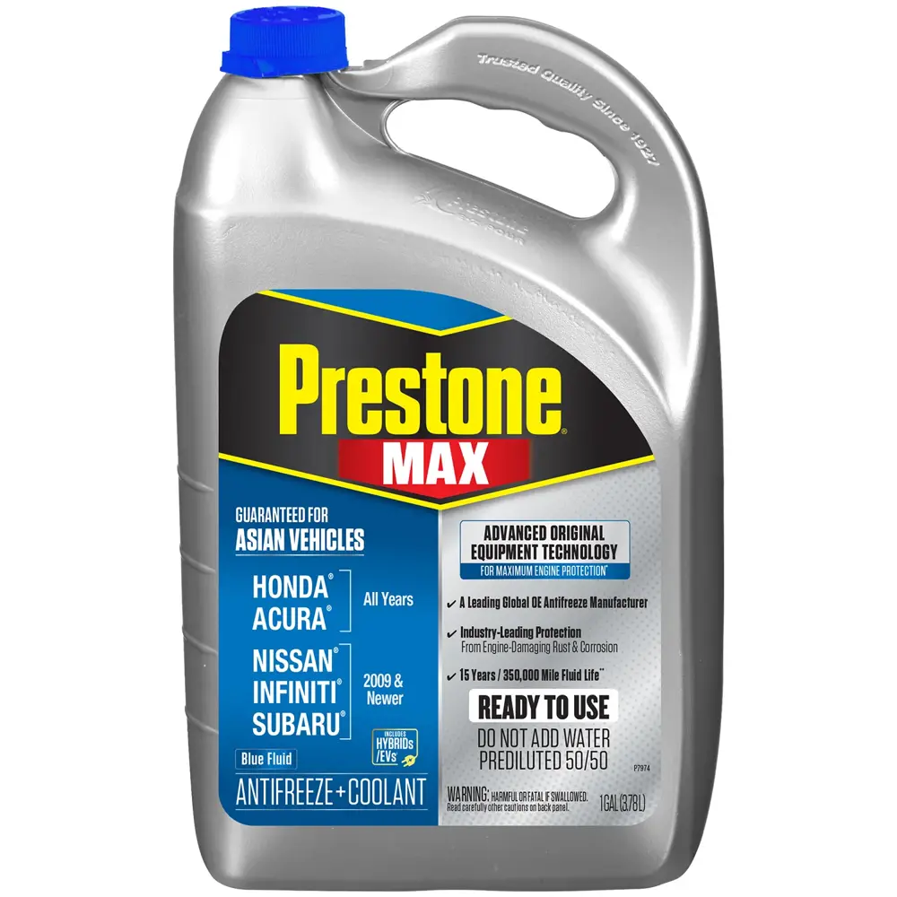 Prestone MAX Asian Vehicles Including Hybrids/EVs Blue P-OAT