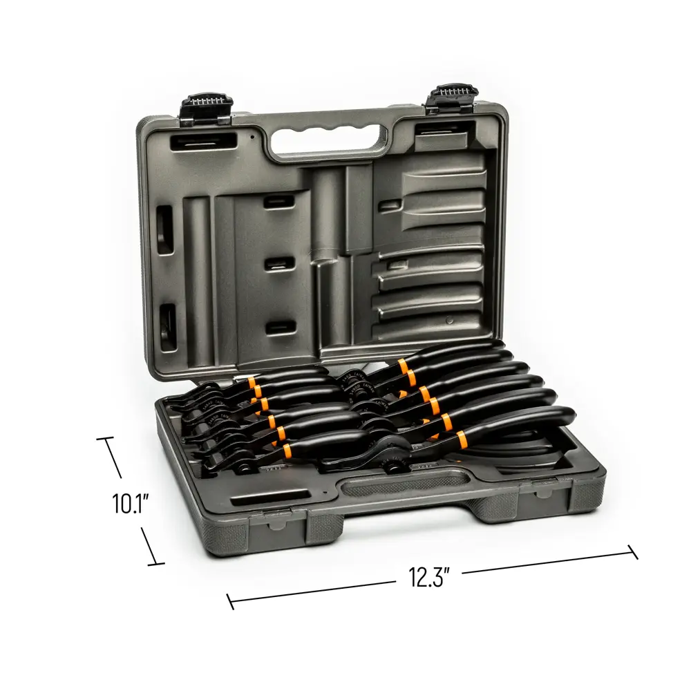 GEARWRENCH 12 Piece Fixed Tip Convertible Snap Ring Plier Set APX