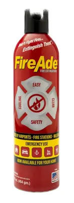 FireAde Fire Extinguisher, 16 oz BK 16FA2K6PDQNH | Buy Online