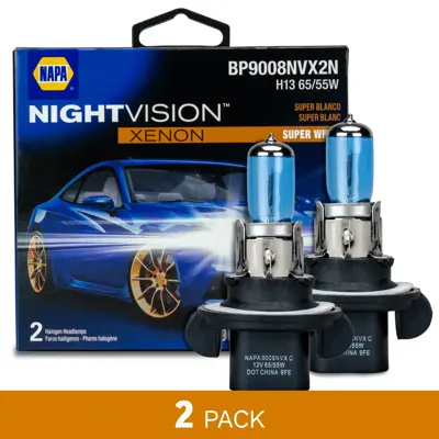 NAPA NightVision Xenon H13 Headlight Bulb LMP BP9008NVX2N | Buy
