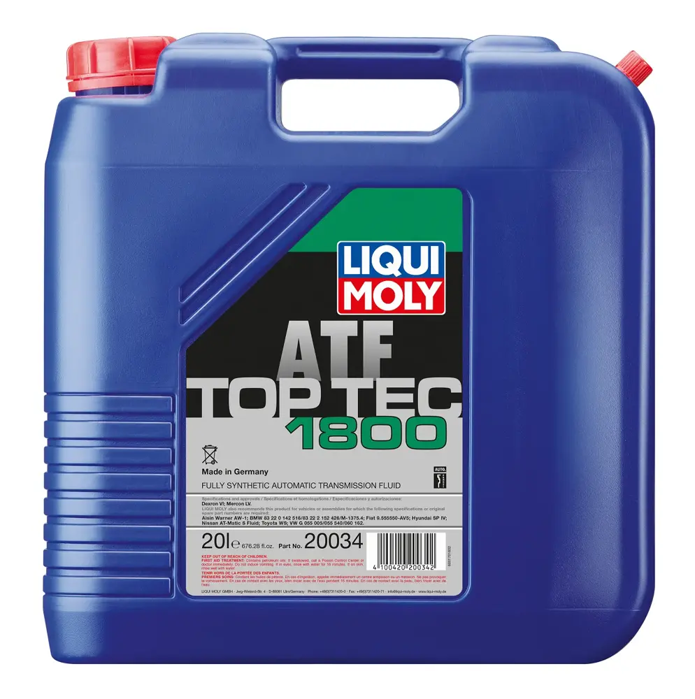 Liqui Moly Top Tec ATF 1800 Automatic Transmission Fluid - 20 L