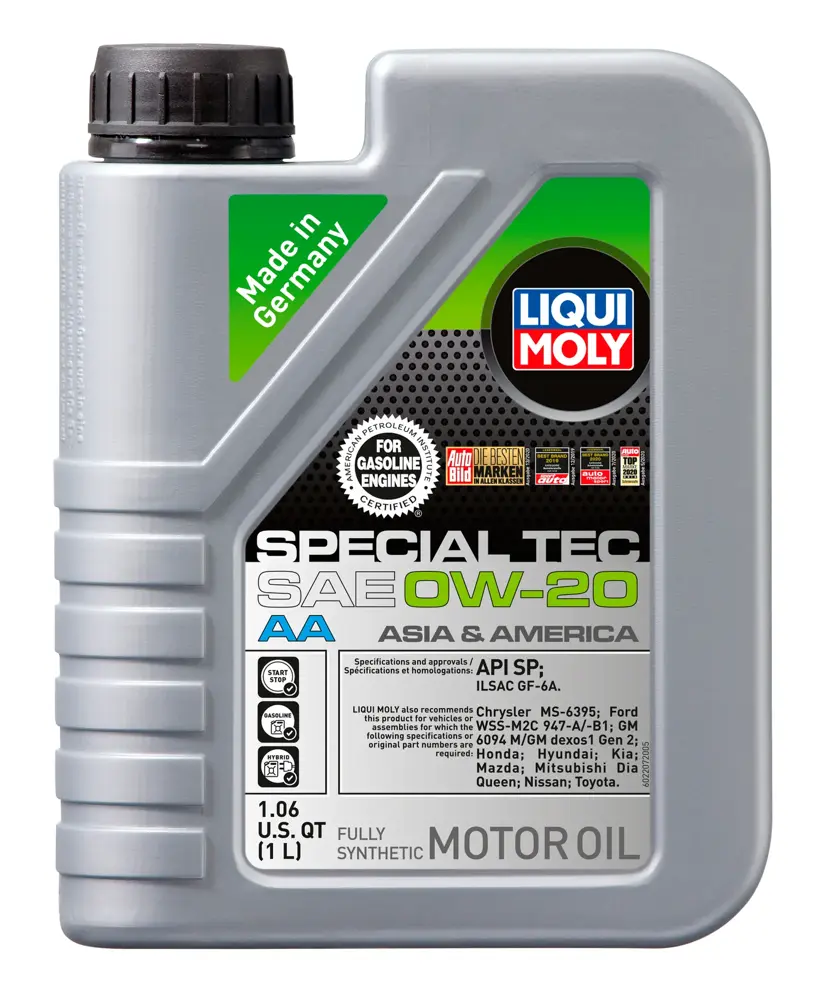 Liqui Moly Special Tec AA Motor Oil 0W20 Full Synthetic 1 l AIC