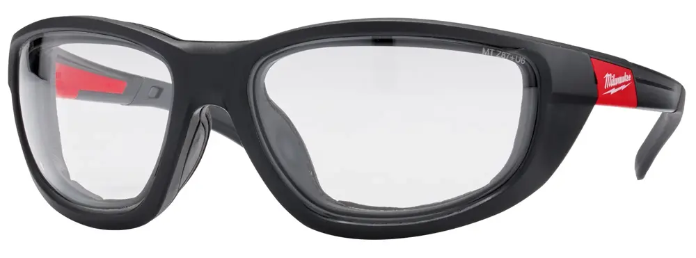 MILWAUKEE TOOL Clear Performance Safety Glasses with Gasket MIL