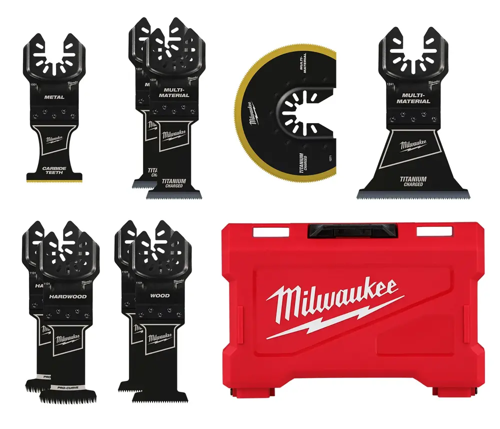 MILWAUKEE TOOL Milwaukee® OPEN-LOK™ 9PC MULTI-TOOL BLADE KIT MIL