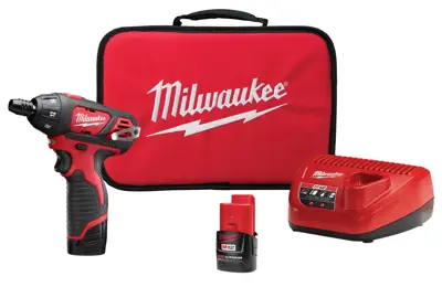 Milwaukee Tool M12 1/4 Hex Screwdriver Kit