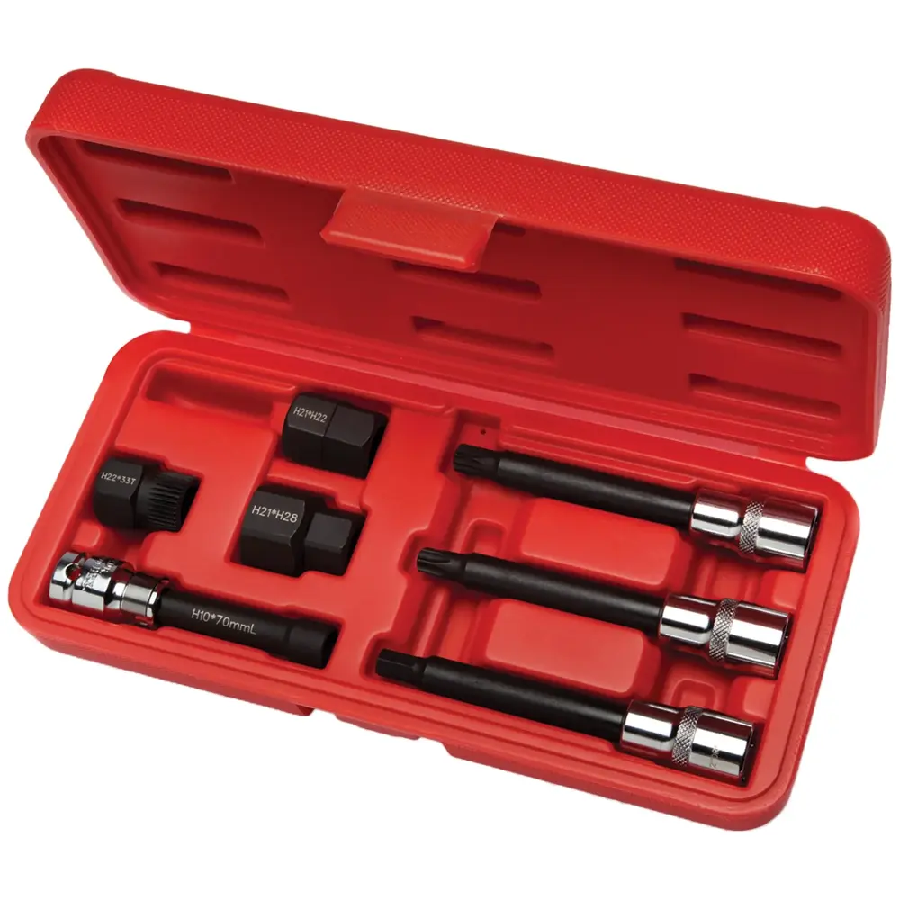 13 Pcs Alternator Freewheel Pulley Removal Engine Auto Tool Set For Mercedes Benz BMW HTO2004 - 34