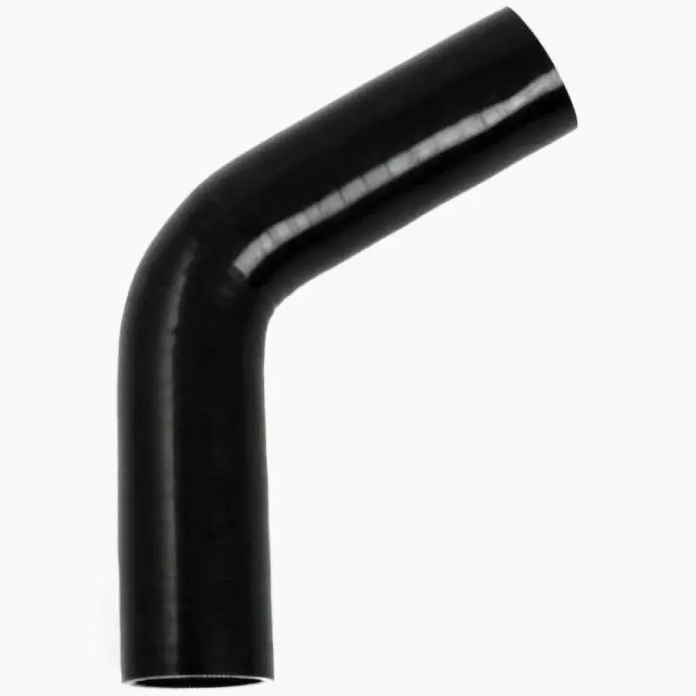 Tuyau De Remplissage Carburant 1 1/2" ID Droit 15 7/8" Avec 4 Colliers - Neuf, Caoutchouc Noir
