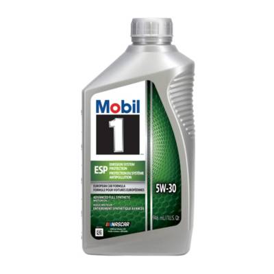 未使用新品　NIPLUX NP-ER20W WHITE Mobil 1 ESP Motor Oil 5W30 Full Synthetic 1 qt (US) MOB