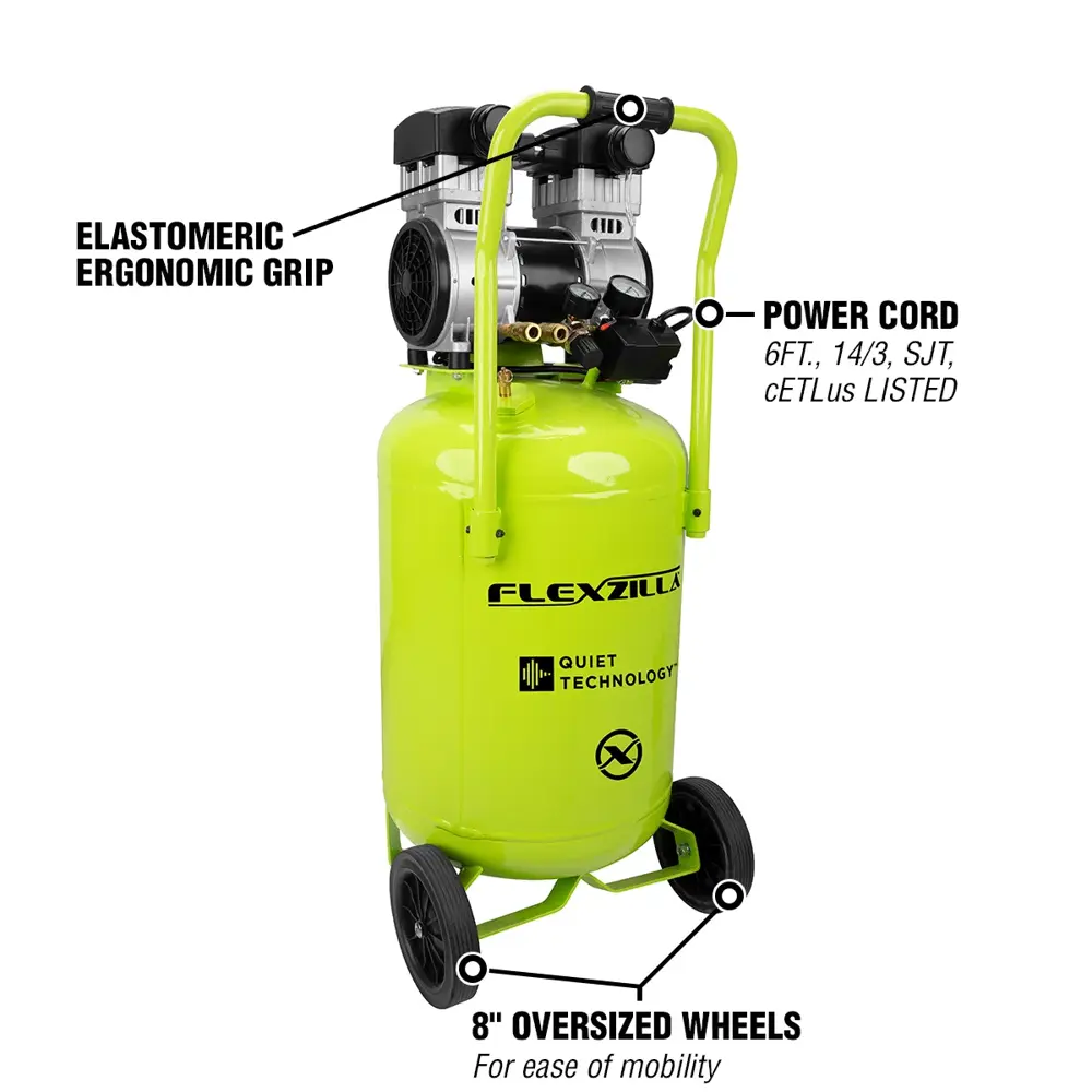 Flexzilla 20 gal Vertical 127 PSI Electric Air Compressor FXZ