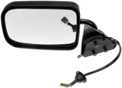 Side View Mirror Left Power Textured Black