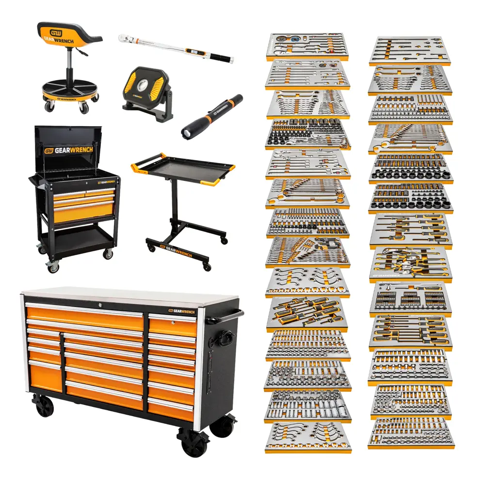 GEARWRENCH MEGAMOD 1268 Piece Mechanics Tool Set in Premium