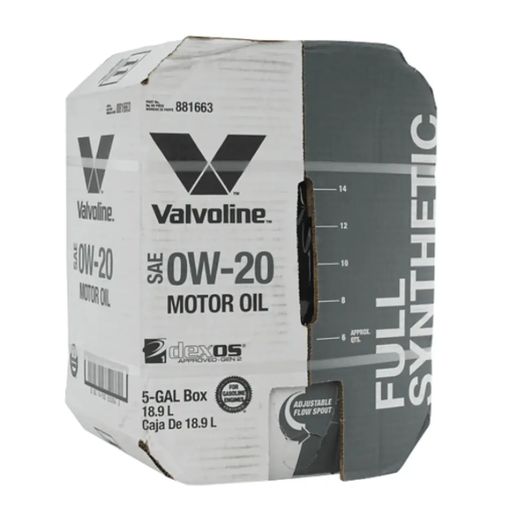 Valvoline Motor Oil 0W20 Full Synthetic 5 gal (US) VAL 881663