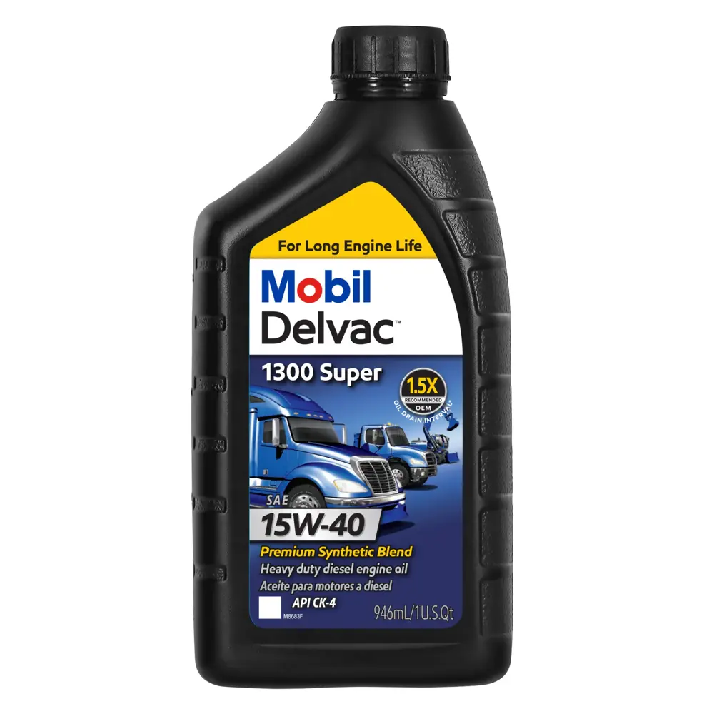 Mobil Delvac 1300 Super Motor Oil 15W40 Synthetic Blend Heavy Duty