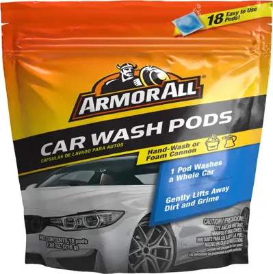 Armor All Car Wash Car Wash Pods 18Ct NCB AVHWPD | Buy Online