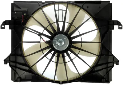 Radiator Fan Assembly With Resistor