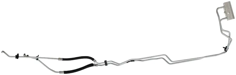 Transmission Oil Cooler Pressure And Return Line With Bypass Valve