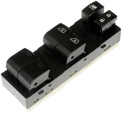 Master Window Switch Front Left 6 Button