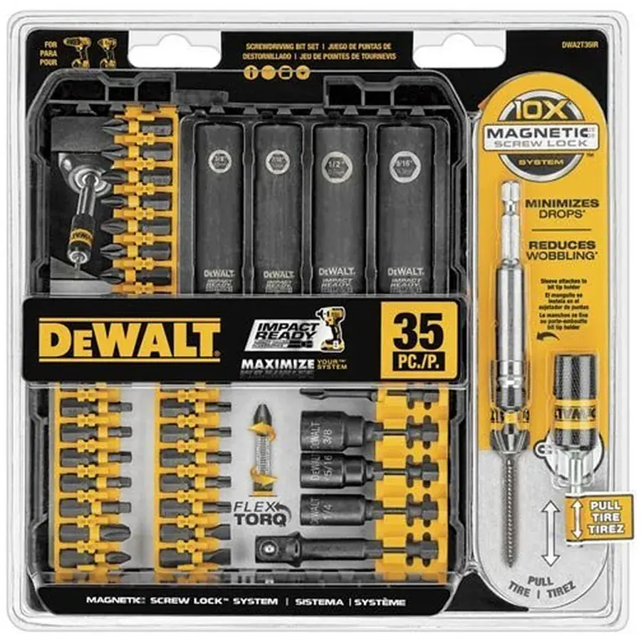 チョコボトラック　ティファ、ビビセット DEWALT FlexTorq 35-Piece Set Impact Driver Bit Set DEW DWA2T35IR