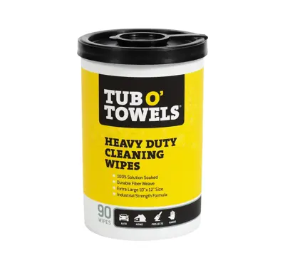 Tub O Towels Heavy Duty Cleaning Wipes - 90 Count Dispenser NCB