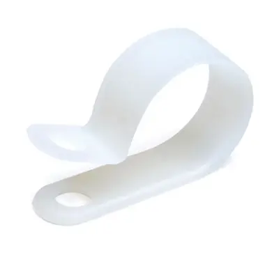 Grote 3/4 In Diameter White Nylon Clamp Pack Of 10