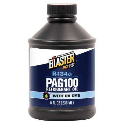 Blaster® R-134a PAG46 Refrigerant Oil with UV Dye - 8 oz NCB