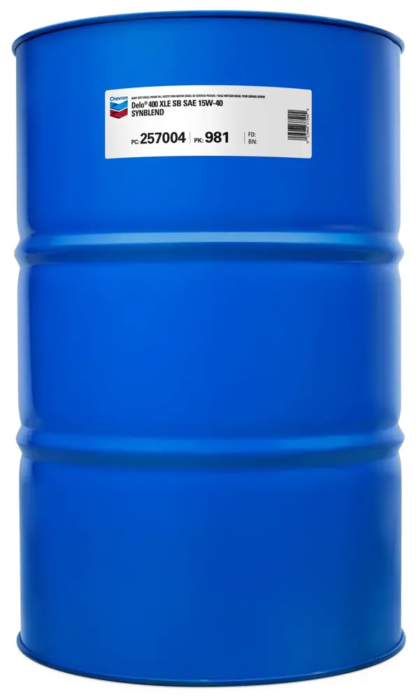 Chevron Delo 400 XLE Motor Oil 15W40 Synthetic Blend Heavy Duty