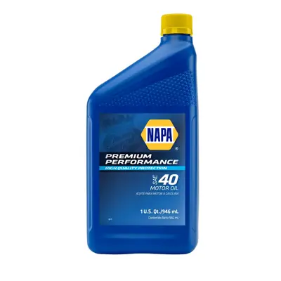 Napa Premium Conventional Motor Oil 40w Conventional 1 Qt Us