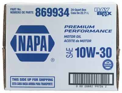 NAPA Premium Performance Motor Oil 10W30 Conventional 6 gal (US