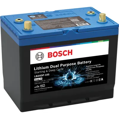 Bosch Premium Lithium Dual Purpose Battery RV / Marine Battery BCI