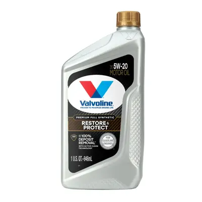Valvoline Restore & Protect Motor Oil 5W20 Full Synthetic 1 qt (US