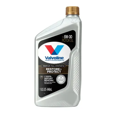 Valvoline Motor Oil 5w30 Full Synthetic Restore & Protect 1 Qt Us