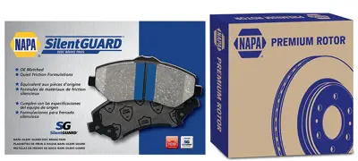 NAPA Premium / SilentGUARD Brake Rotor and Pad Kit NBK 8698XSGK1