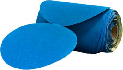 6 Inch Adhesive Back (PSA) Blue Wet / Dry Sharpening Film Sanding Disc -  Red Label Abrasives