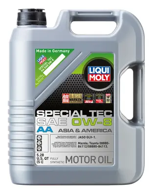 Liqui Moly Special Tec AA Motor Oil 0W8 Full Synthetic 5 l AIC