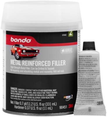 Bondo 1 Pint Metal Reinforced Filler - 90451