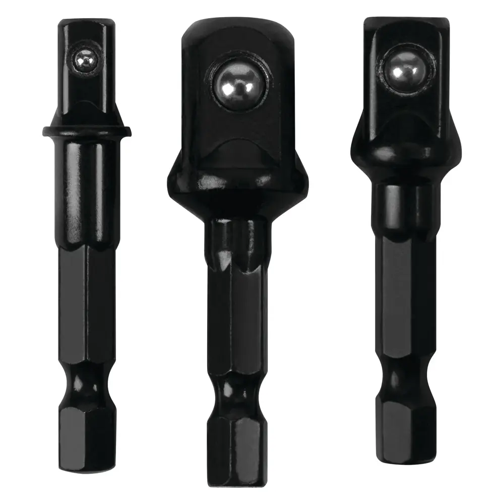 Performance Tool 3 pc. Power Drill Socket Adapter Set PTT W1390
