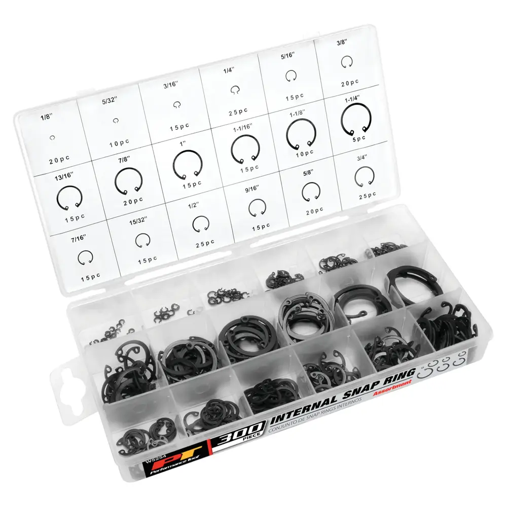 Performance Tool 300 pc. Internal Snap Ring Assortment PTT W5254