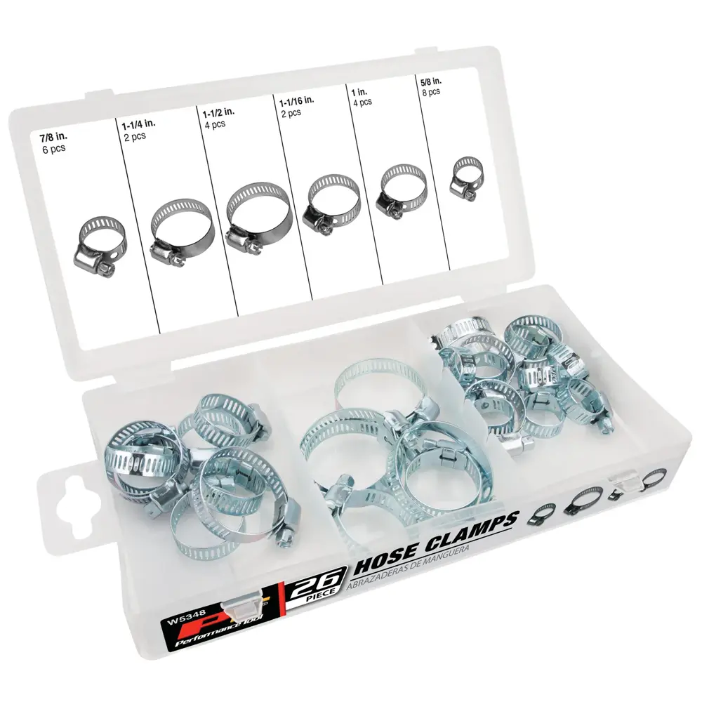 Performance Tool 26 pc. Hose Clamp Assortment PTT W5348 | Buy