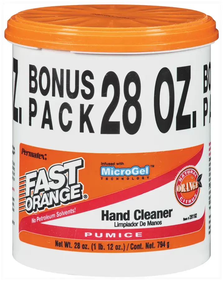 Hand Cleaner Permatex Fast Orange Pumice Cream 28 oz Permatex NCB