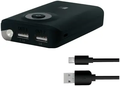 Bytech Usb Power Bank 2 Port 2.4 Amp