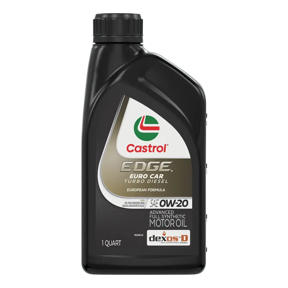 Castrol EDGE Euro Car Turbo Diesel Motor Oil 0W20 Full Synthetic 1