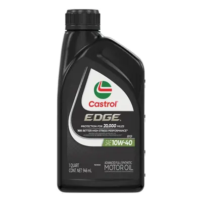 Castrol Edge Motor Oil 10w40 Advanced Full Synthetic 1 Qt Us
