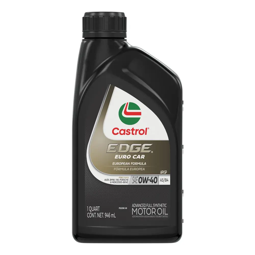 Castrol EDGE Euro Car Motor Oil A3/B4 0W40 Full Synthetic 1 qt (US
