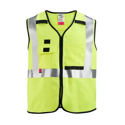 AR/FR Cat. 1 Class 2 Yellow Safety Vest